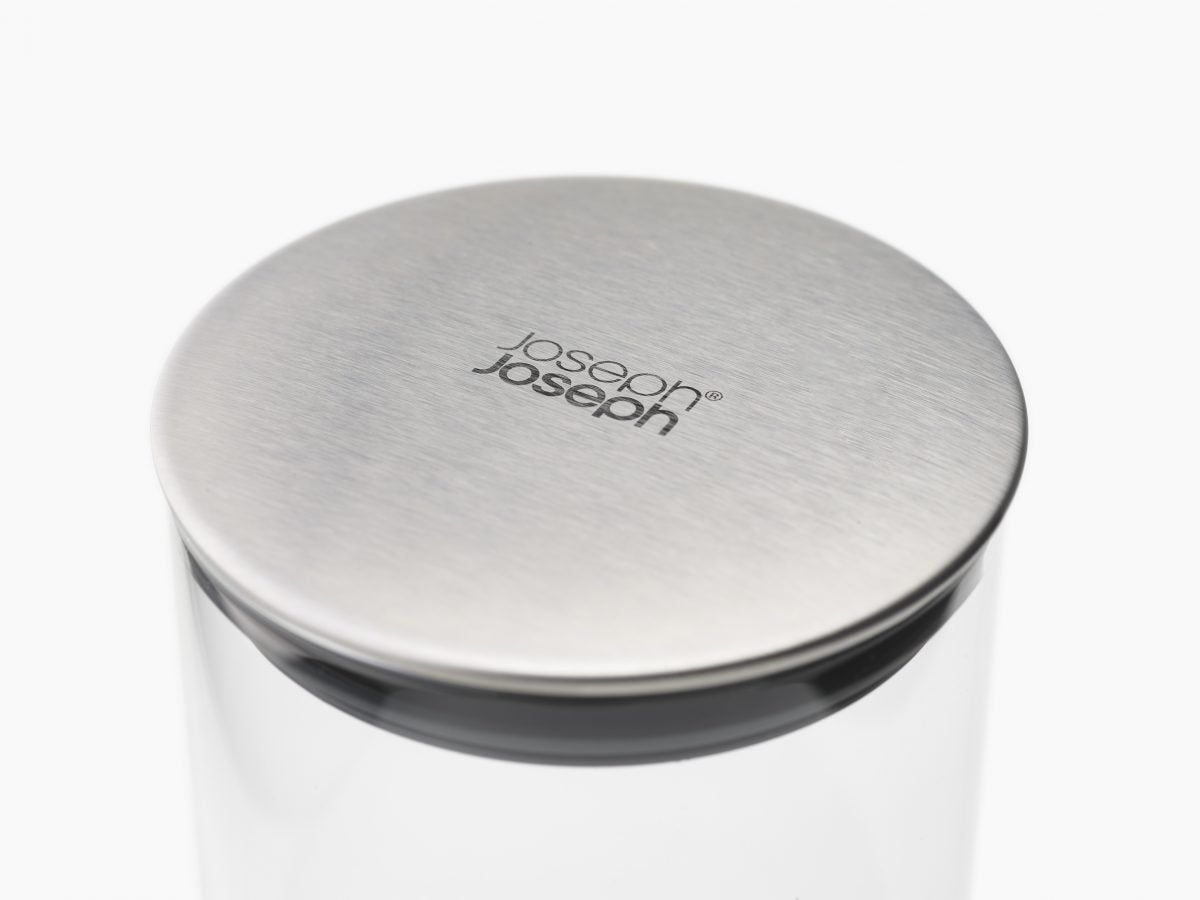 Joseph Joseph Podium 100 5 PCS Glass Storage Jar Set W/Stand