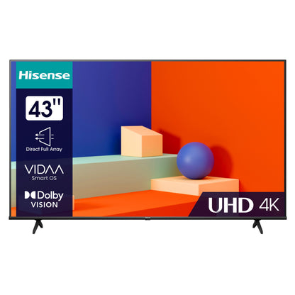 Hisense 43A62KS 4K Ultra HD Vidaa Smart TV 43"