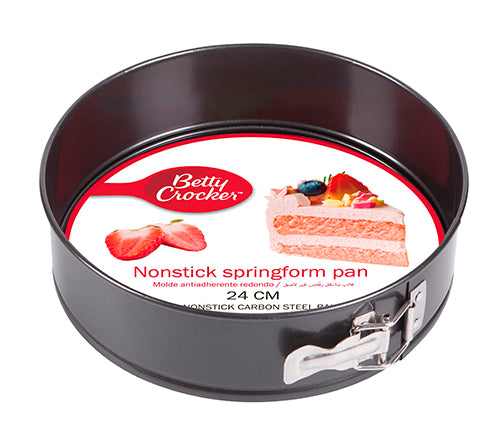 Betty Crocker Non-Stick Baking Springform With Durable Stainless Steel Lock & Removable Bottom