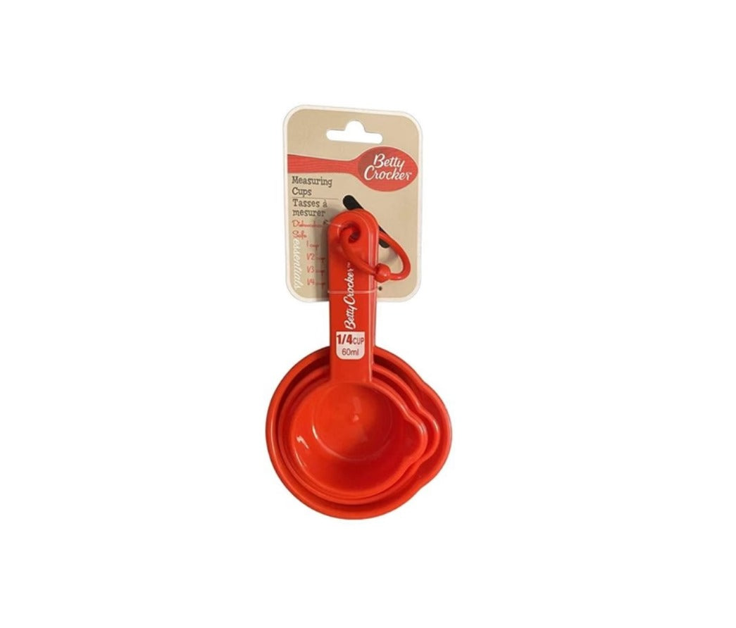 Betty Crocker Measuring Cup Set Of 4 Pieces 59/79/118/237ML