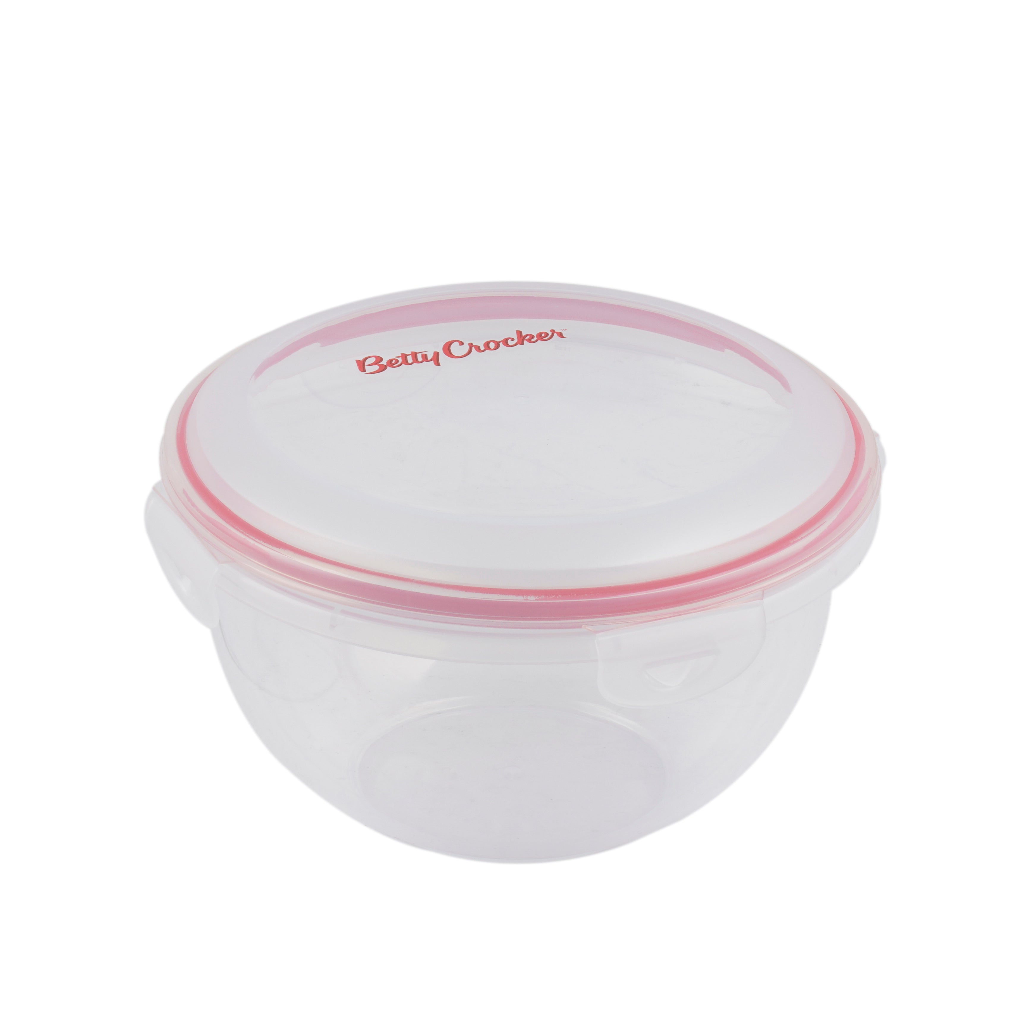 Betty Crocker Round Food Container, High-Quality Materials, Easy To Clean (1500Ml)
