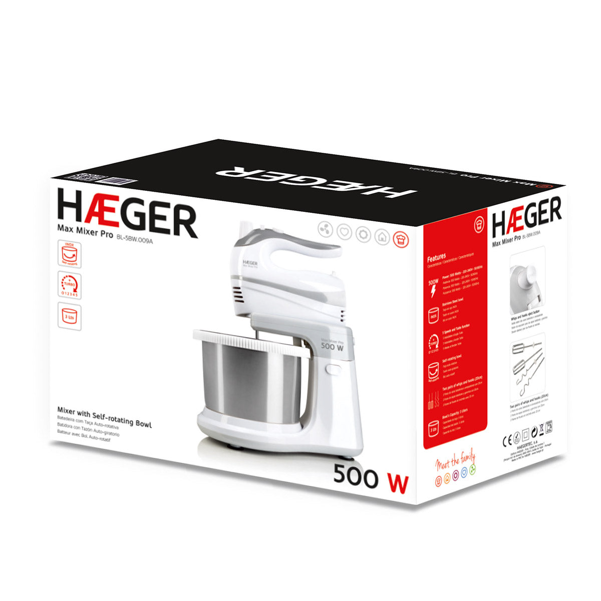Haeger Max Mixer Pro 500W