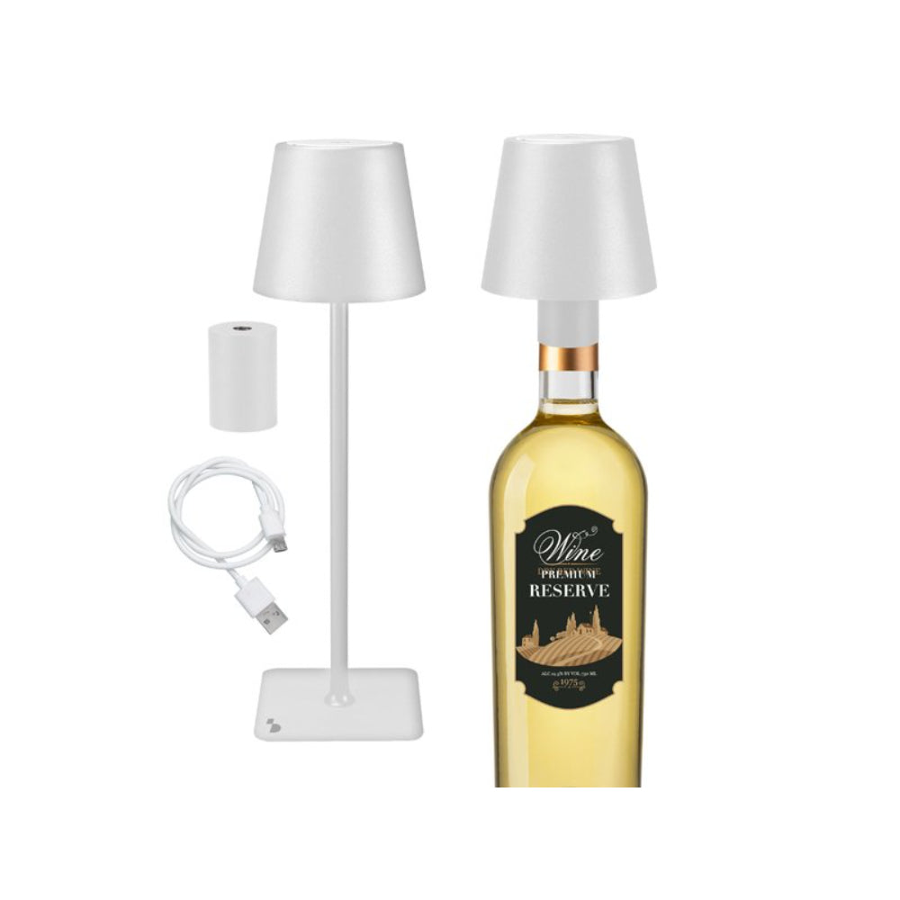Beper Rechargeable Table Lamp 2 In 1 – White, BEP-P201UTP112