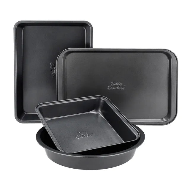 Betty Crocker Non-Stick Baking Bakeware Set Of 4 Pieces
