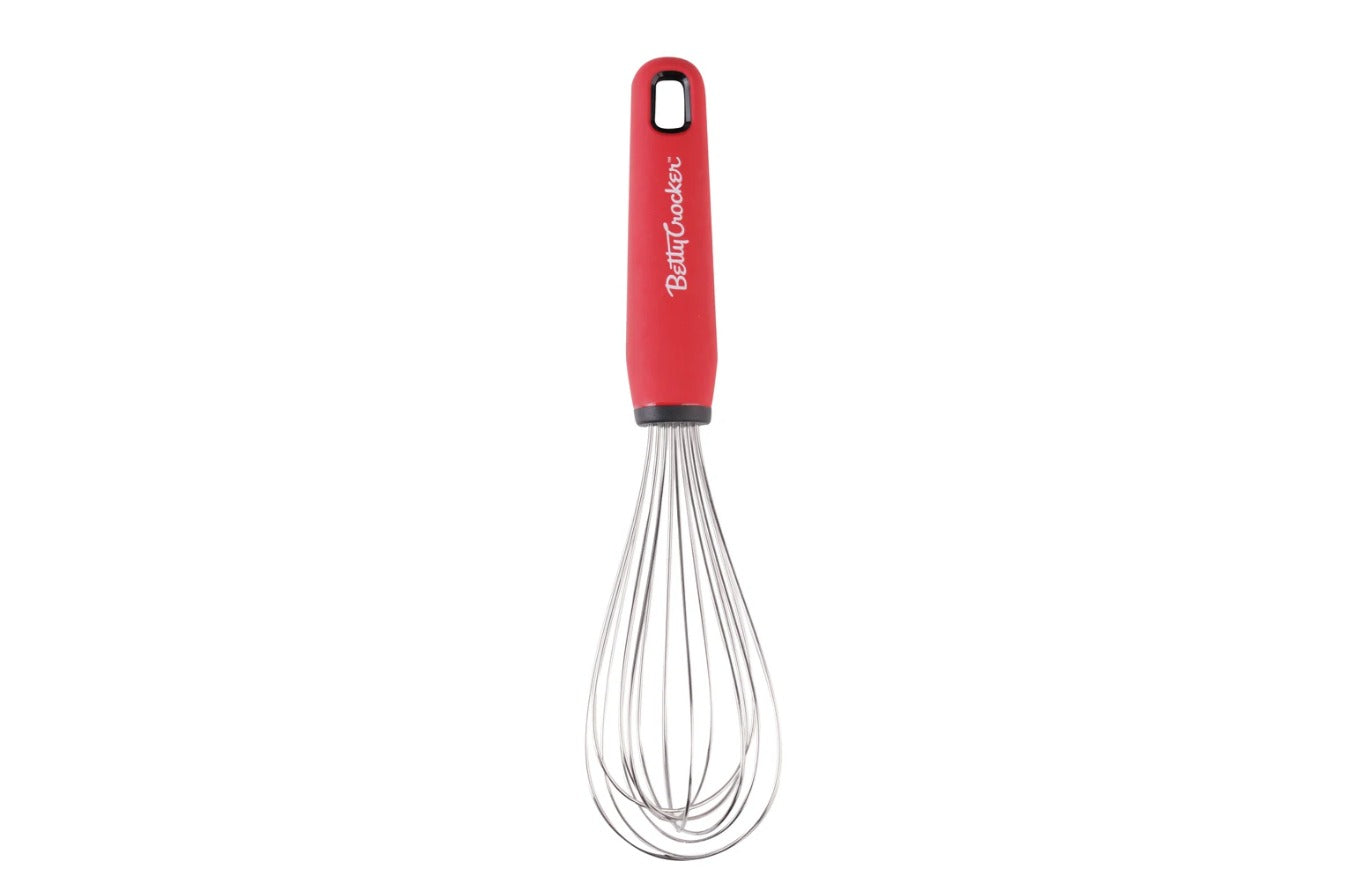 Betty Crocker Kitchen 25.4cm S/S Whisk, High-Quality Materials With Soft, Non-Slip  Handle