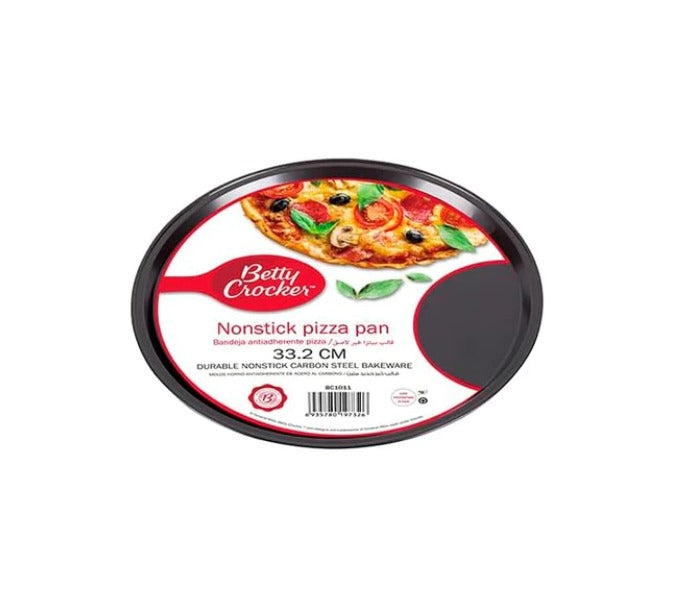 Betty Crocker Pizza Pan Dark Grey 33.2Cm Thickness 0.4Mm