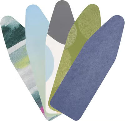Brabantia Bright Assorted Colours Ironing Board Cover with 2mm Foam, Size C (124 x 45 cm)
