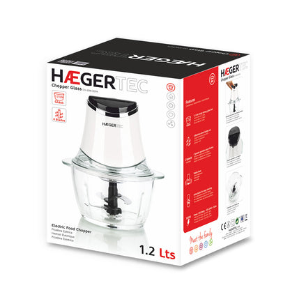 Haeger Electric food chopper Glass 300W