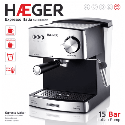 Haeger Espresso Coffee Machine HÆGER Expresso Itália