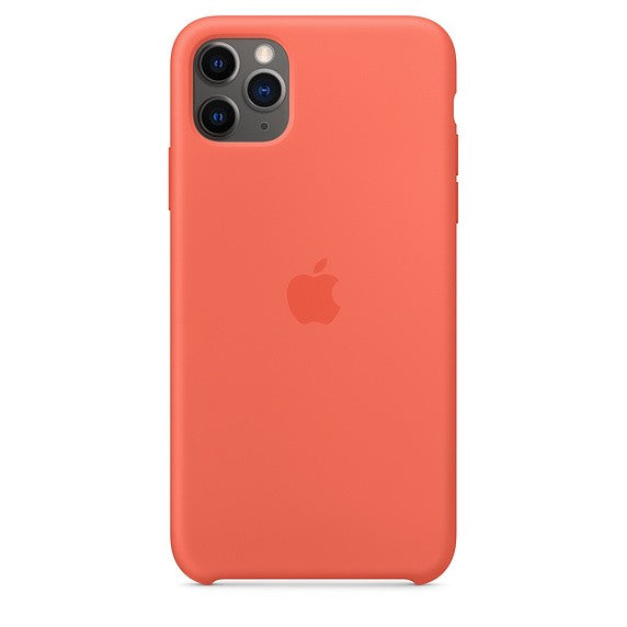 Apple iPhone 11 Pro Max Silicon Case - Clementine (Orange)