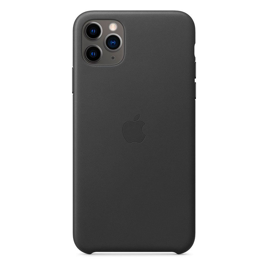Apple iPhone 11 Pro Max Leather Case - Black