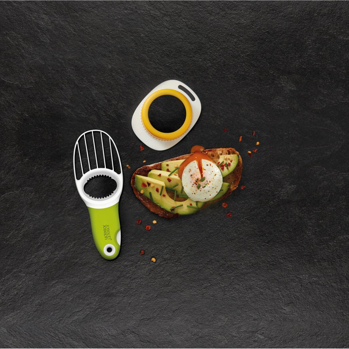 Joseph Joseph 2-Piece Breakfast Set, includes GoAvocado And Poach-Pro-Multi