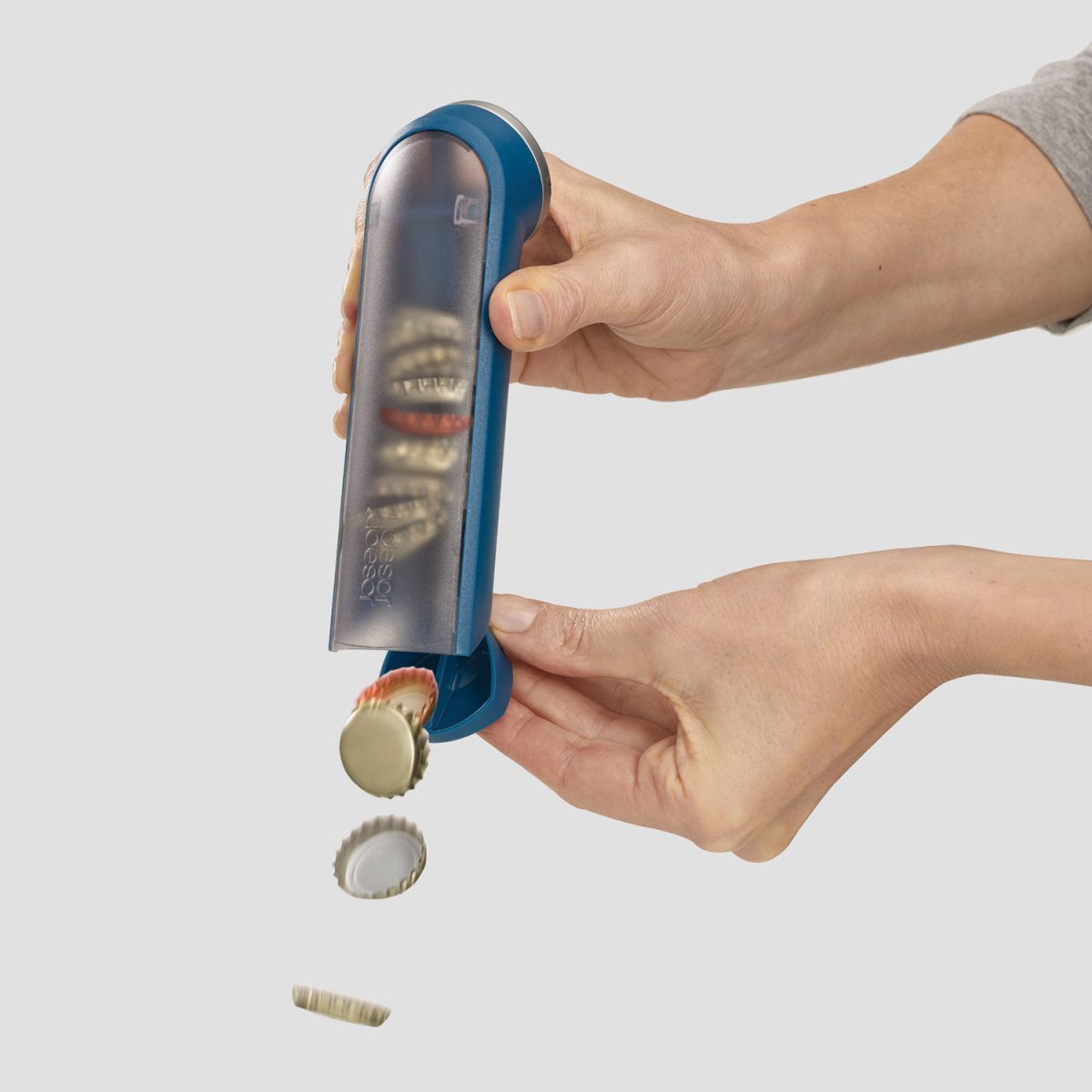 Joseph Joseph BarWise Cap-Collecting Bottle Opener, One-Size, Blue