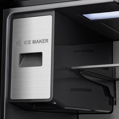 Hisense RQ759N4IBU1 Pure flat Cross Door Smart Refrigerator with Touch Display,Water and Ice Dispenser,Anti-Bacterial Interior ,Metal Cooling, Fridge-Freezer Convertible Bottom right compartment with No Frost inverter compressor