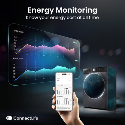 Hisense 5S Series WF5S1245BB Wifi Enabled 12kg Washing Machine