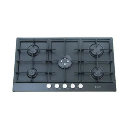Flora FLBH10-CTSF-W95B Built In hob 90cm Black enameled.