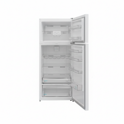 France Glass Door Refrigerator, Inverter Motor, Glass Shelves, Touch Control 76*185*70 White