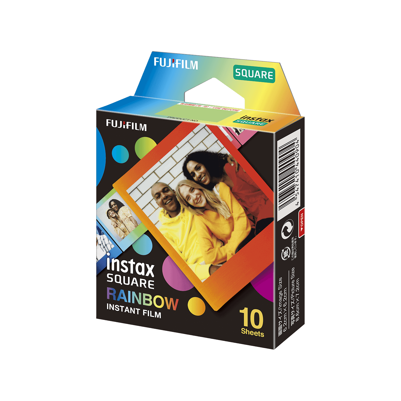 FUJIFILM Instax Square Film 1PK ( 10SH ) RAINBOW