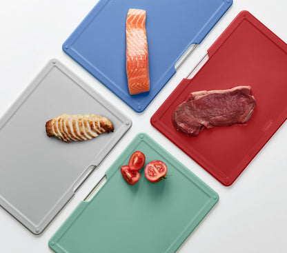 Joseph Joseph Folio 4-Piece Board Set Large (Silver/Coast)