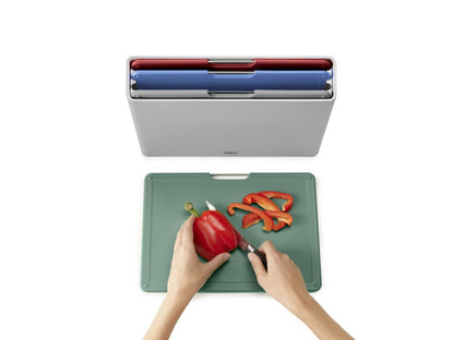 Joseph Joseph Folio 4-Piece Board Set Large (Silver/Coast)