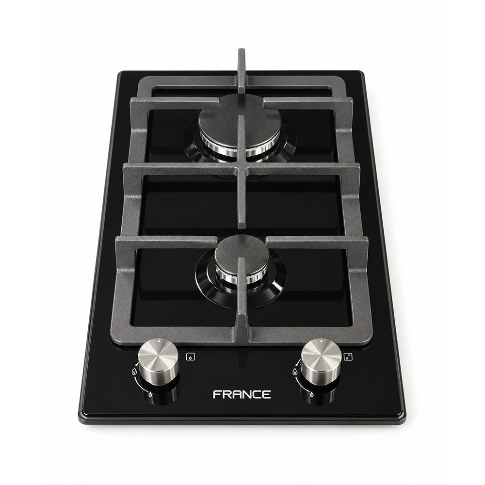 France DOM2GB-CI 30 CM Built-In Gas Hob – Black