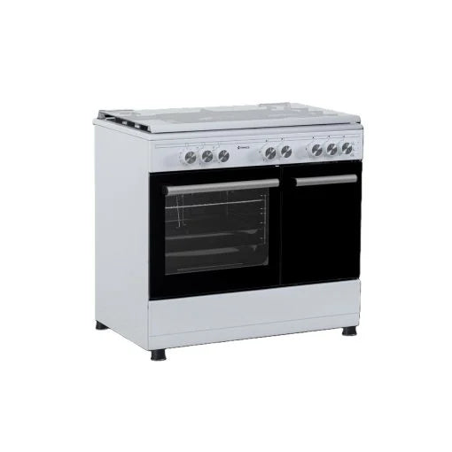 France Gas Cooker 90Cm White