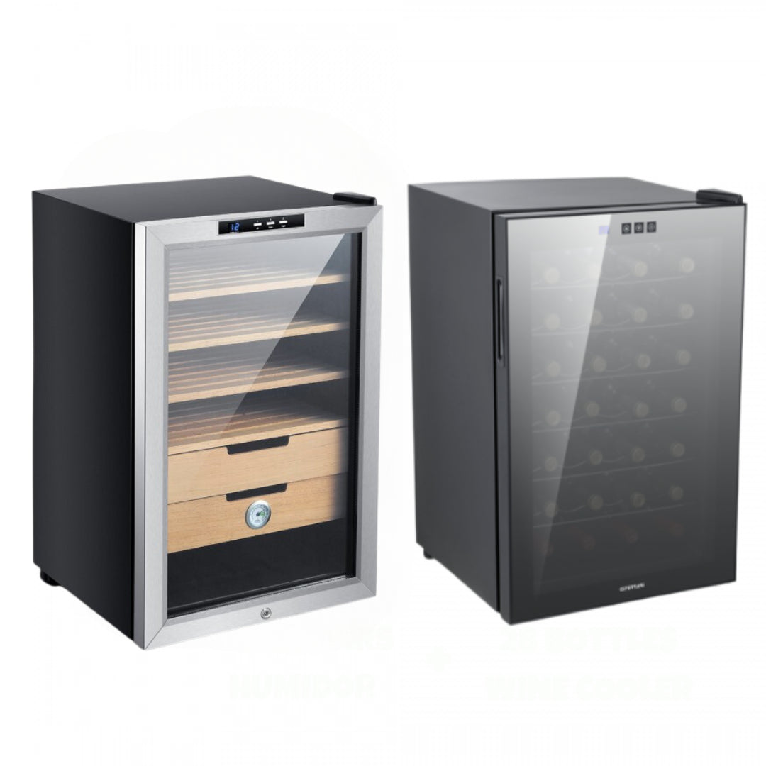 G3 Ferrari Offer 4 – 400 Cigars Humidor – 28 Bottles Wine Cooler