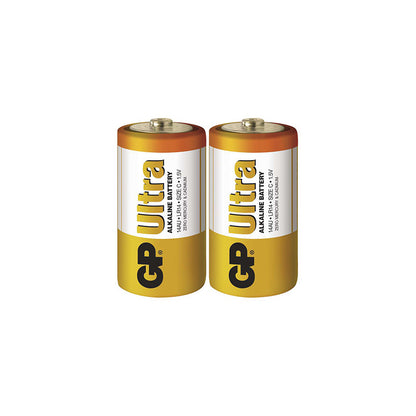 GP Ultra Alkaline Battery LR14 (C), 2 pcs in blister