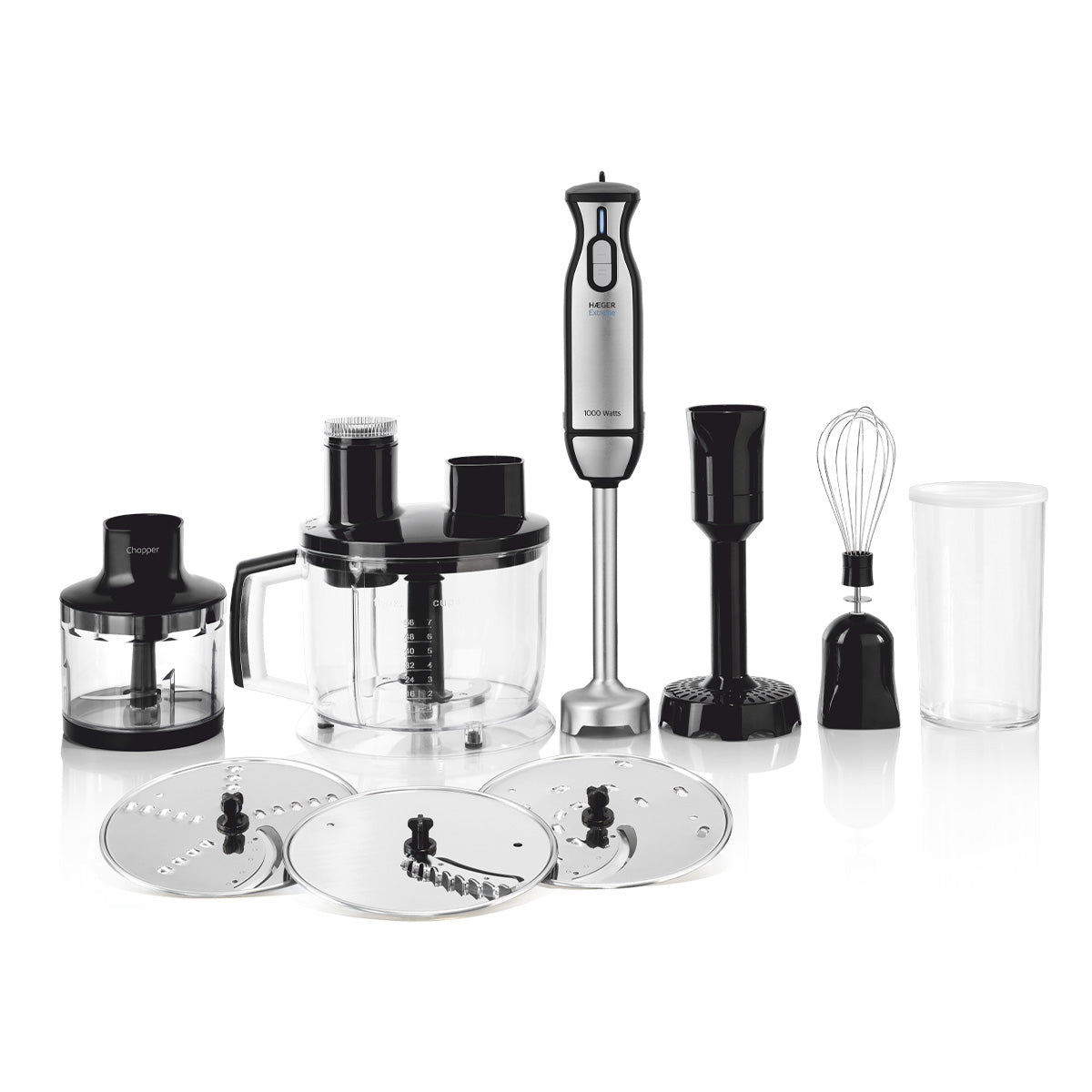 Haeger Hand Blender HAEGER EXTREME CHOPPER – 1000W with Multifunction Set
