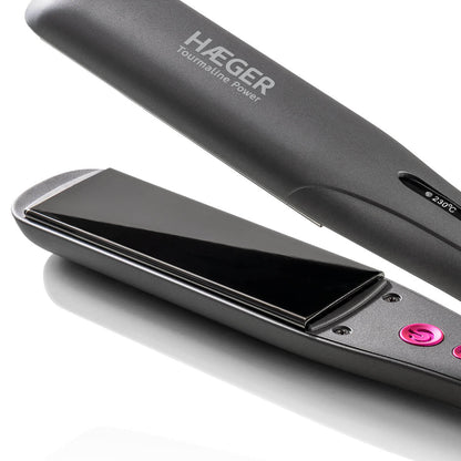 Haeger Hair Straightener Tourmaline Power – Ceramic, 130ºC to 230ºC