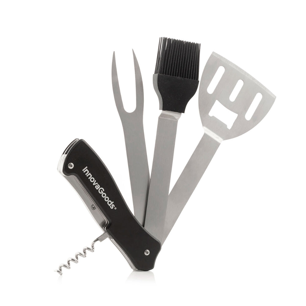 InnovaGoods 5 In 1 Barbecue Utensils Set Bbkit, V0103127
