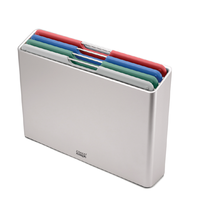 Joseph Joseph Folio 4-Piece Board Set Large (Silver/Coast)