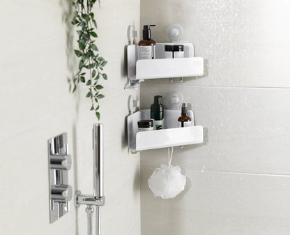 Joseph Joseph EasyStore 2-piece Corner Shower Shelf Set