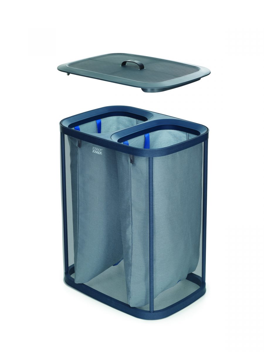 Joseph Joseph Tota 90L Laundry Separation Basket Grey