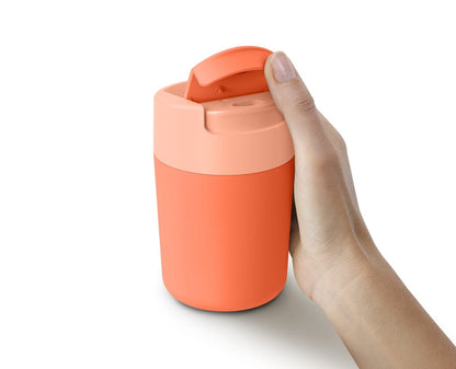 Joseph Joseph Sipp™ Travel Mug with Hygienic Lid 340ml Coral