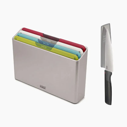 Joseph Joseph Folio Set of 4 , Color-coded boards with Chef’s Knife