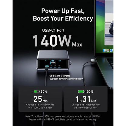 Anker Prime Charger (250W, 6 Ports, GaNPrime)