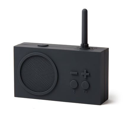 Lexon - Tykho 3 - FM radio – 3W Bluetooth® speaker Dark Grey