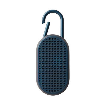 Lexon - Mino T Bluetooth® speaker with integrated carabiner - Dark Blue