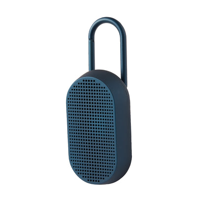 Lexon - Mino T Bluetooth® speaker with integrated carabiner - Dark Blue