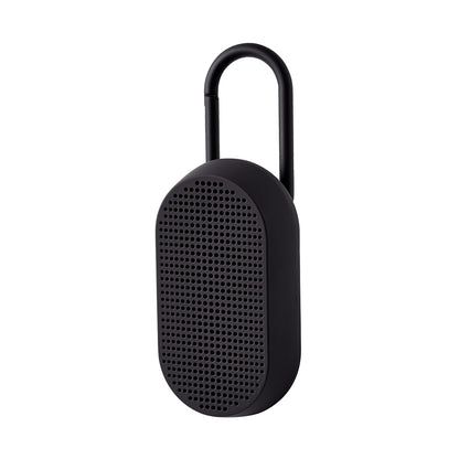 Lexon - Mino T Bluetooth® speaker with integrated carabiner - Black