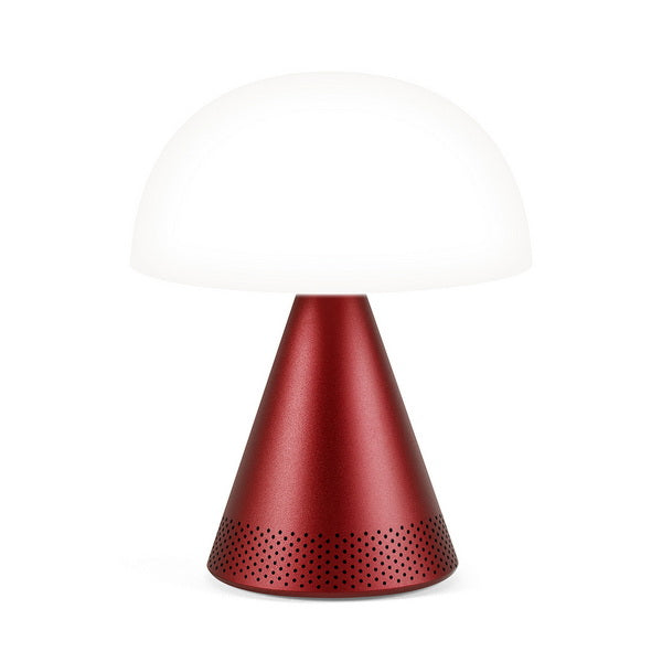Lexon - Mina L Audio Large portable LED lamp & 5W Bluetooth® Speaker - Dark Red