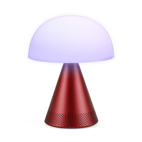 Lexon - Mina L Audio Large portable LED lamp & 5W Bluetooth® Speaker - Dark Red