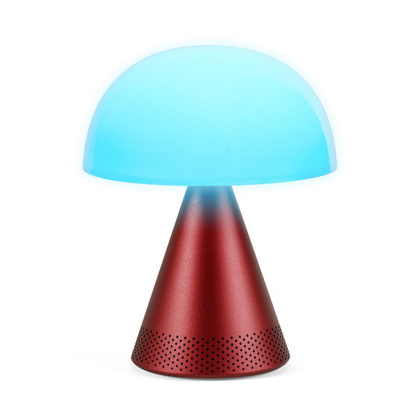 Lexon - Mina L Audio Large portable LED lamp & 5W Bluetooth® Speaker - Dark Red