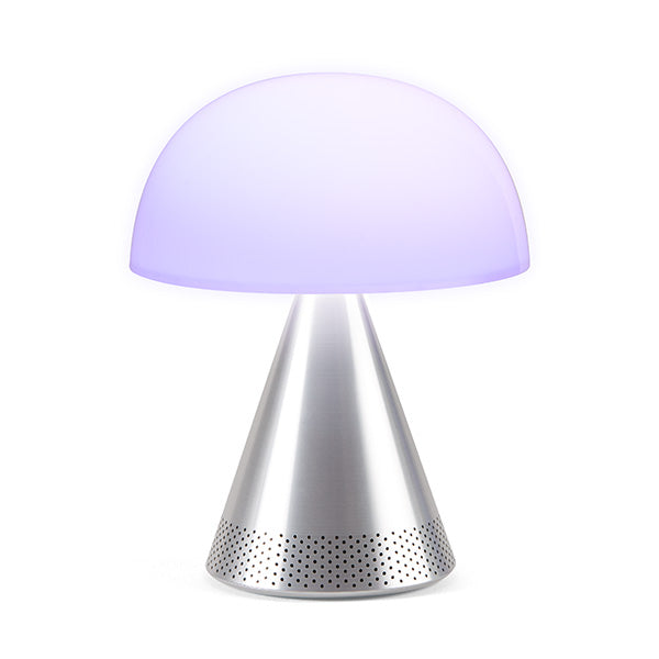 Lexon - Mina L Audio Large portable LED lamp & 5W Bluetooth® Speaker - Alu Poli