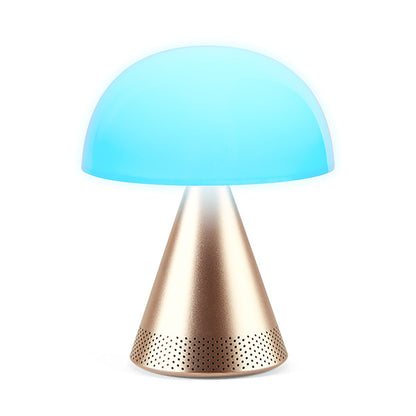 Lexon - Mina L Audio Large portable LED lamp & 5W Bluetooth® Speaker - Soft Gold