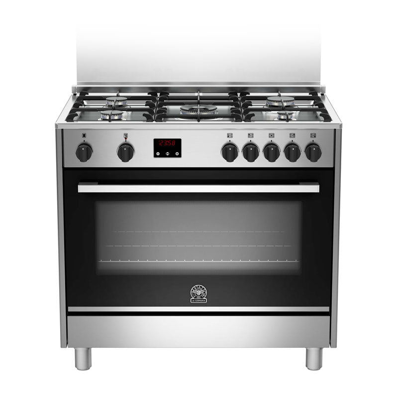 La Germania Americana C Line Gas Giant  90x60cm  4 Burners+1 Triple Ring 4kw Burner Stainless Steel - AMS95C81CBX