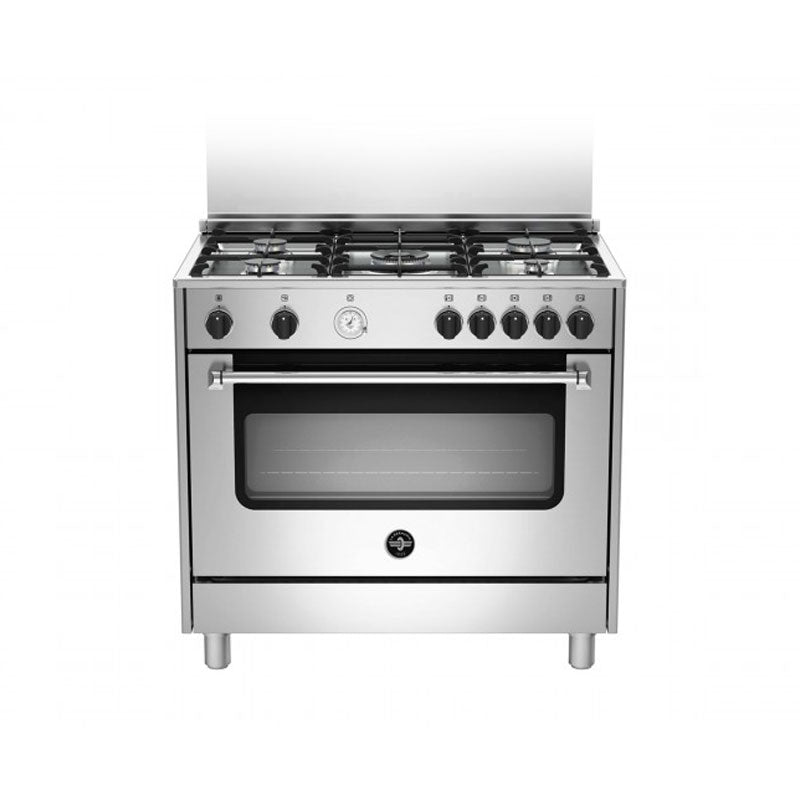 La Germania Americana C Line Gas Giant  90x60cm  4 Burners+1 Triple Ring 4kw Burner Stainless Steel - AMS95C81CX