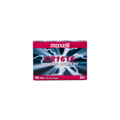 Maxell Coin Cell Batteries CR1220, Pack of 10