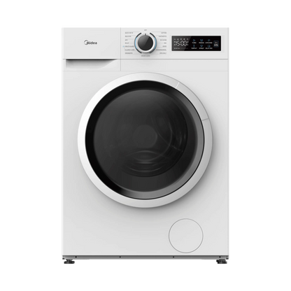 Midea MF110W80B/WGCC 8KG Front Load Inverter Washing Machine 1400RPM Steam HealthGuard Turbo Wash